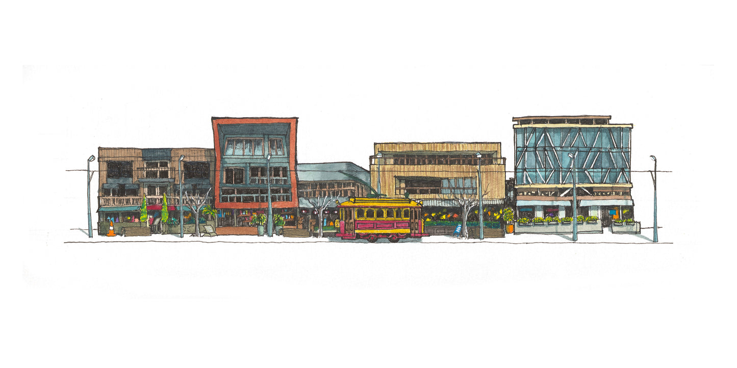 Guy Eaden - 'Christchurch Riverside'