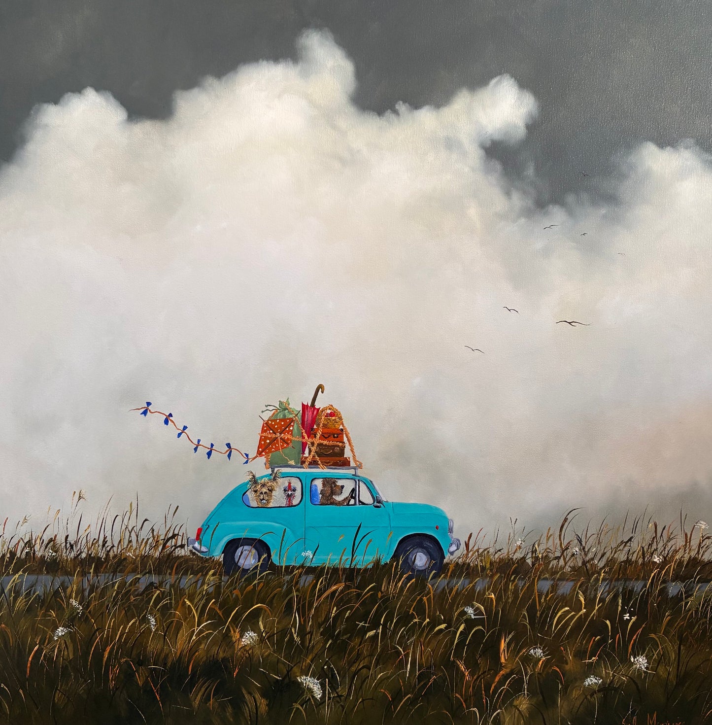 Sally Maguire "Barry, Gordon and Alan off to the seaside'