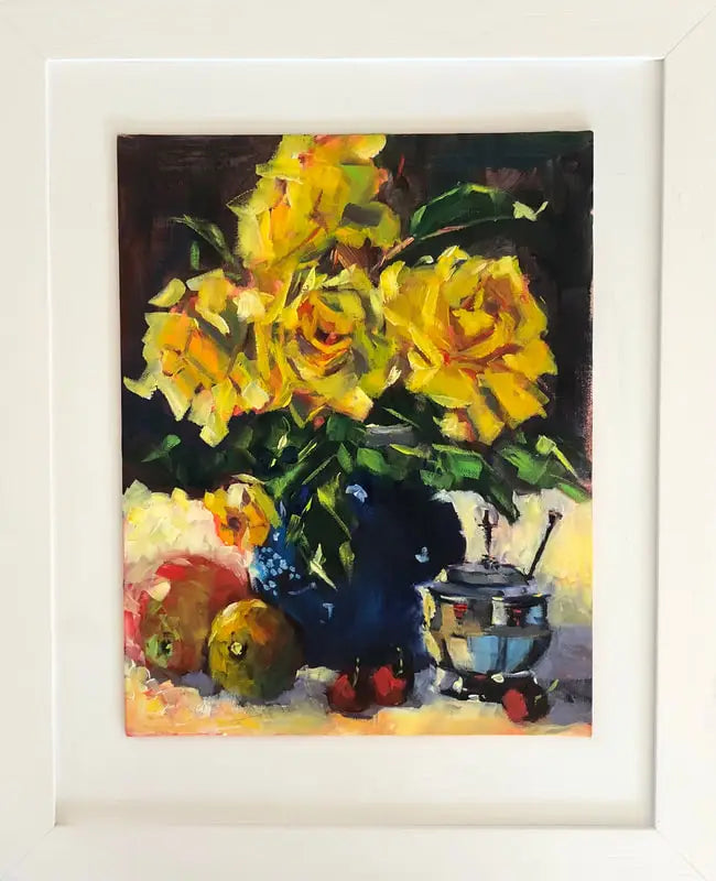 Freesias and Silver - 'Jane McIntosh'