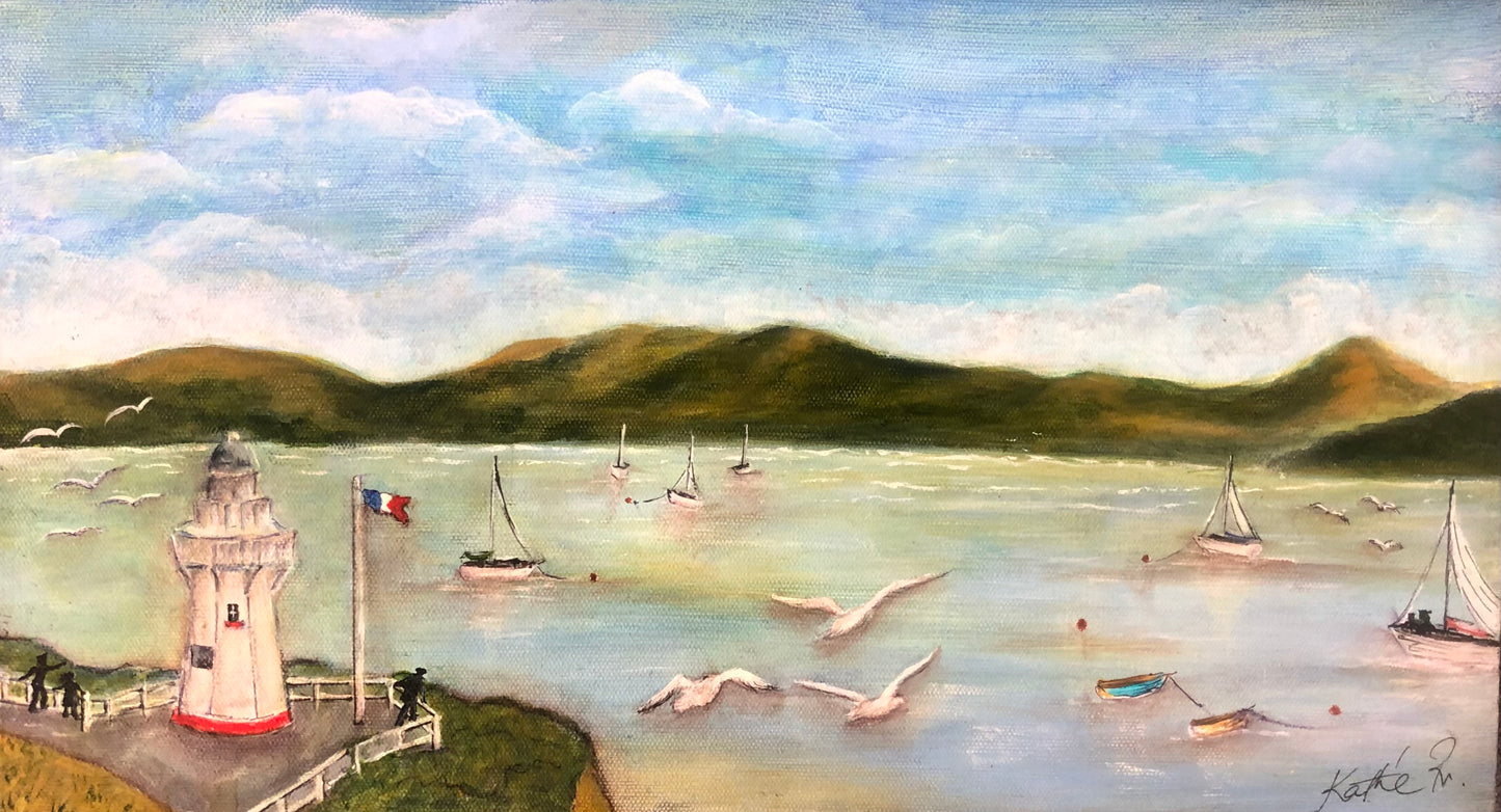 Katie Ross 'Impression of Akaroa Harbour'
