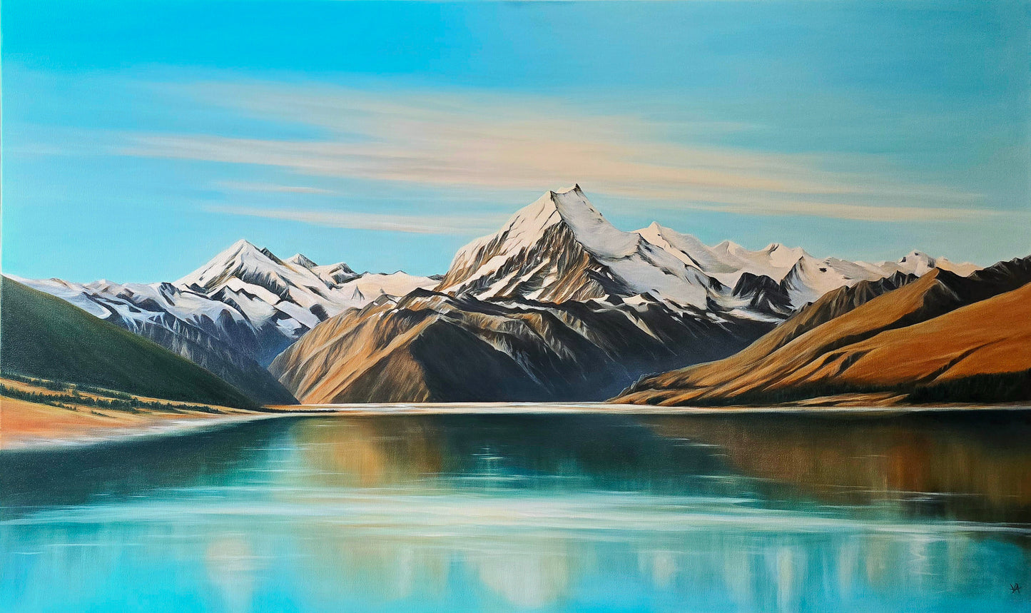 Vicki Andrews 'Mount Cook Reflections in Lake Pukaki'