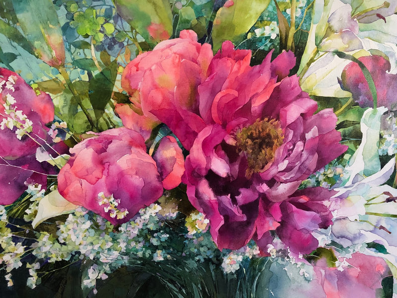 Galina Kim 'Pink Peonies'