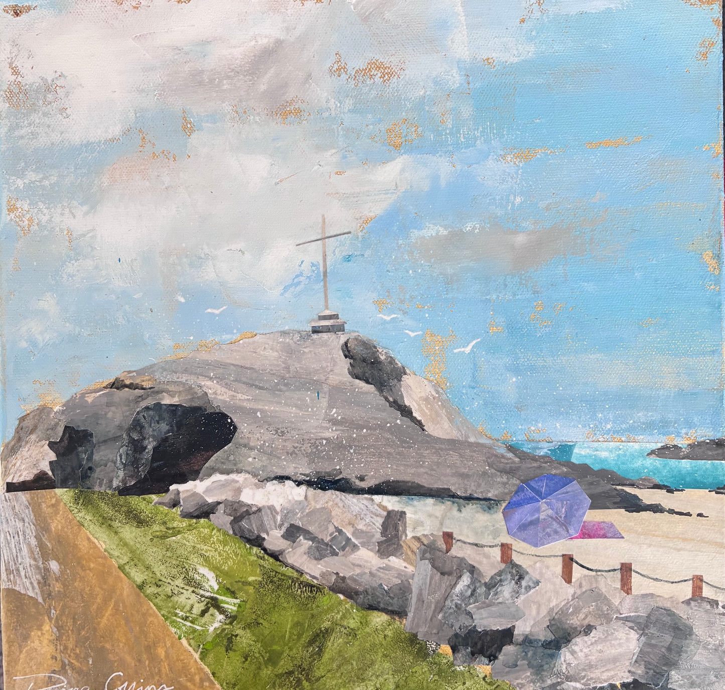 Polina Collins 'Under Cave rock'