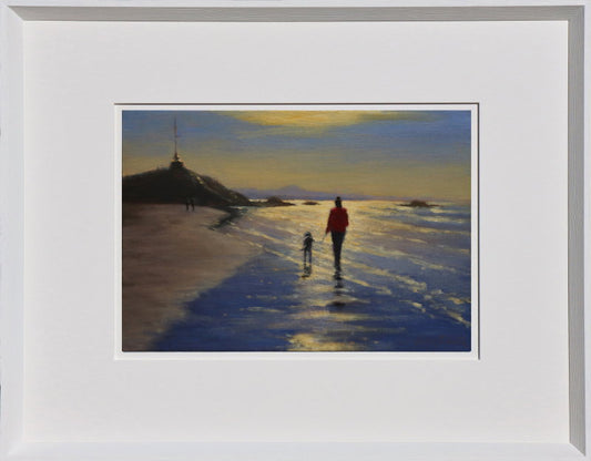 Philip Beadle 'Winter walk Scarborough beach'
