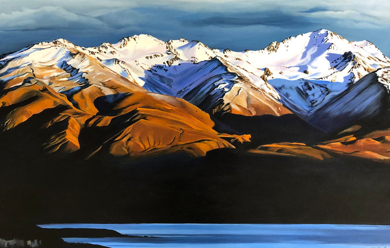 Christine Lang 'Winter morning Lake Alexandrina'