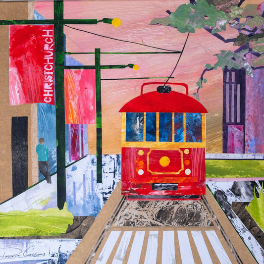 Evening Tram by Polina Collins.