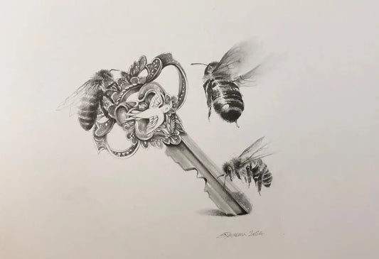 Sandra Duncan - 'Three Bees and Key'