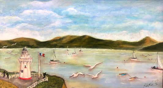 Katie Ross 'Impression of Akaroa Harbour'