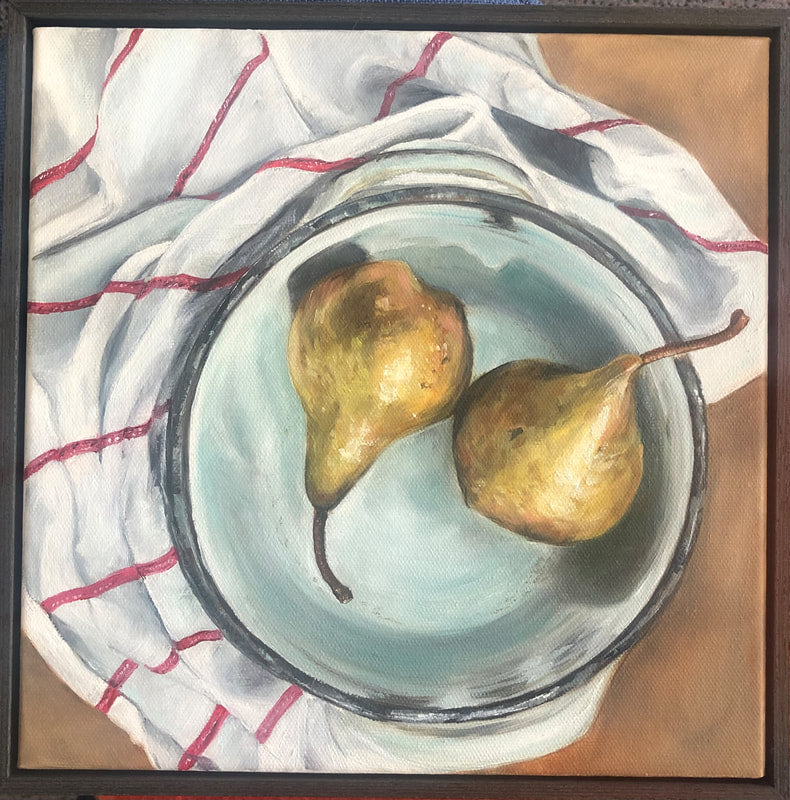 Viv Wotton 'Still life pears'