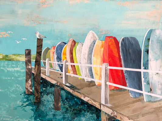 Polina Collins 'Purau Bay dinghies'
