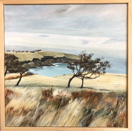 Viv Wotton 'Windswept delights Raupo Bay Banks Peninsula'